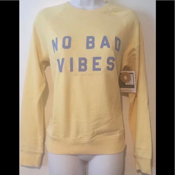 Spiritual Gangster No Bad Vibes Sweatshirt NWT - Picture 2 of 3